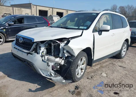 2015 Subaru Forester 2.5I Premium из США, поврежденный, VIN JF2SJADC1FH404517